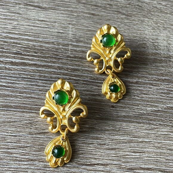 Vintage style earrings N6 - Picture 3 of 4